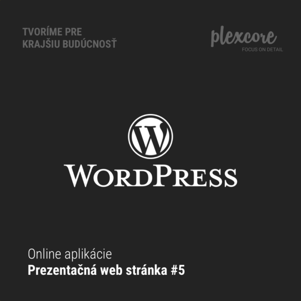 WordPress - Prezentačná web stránka #5